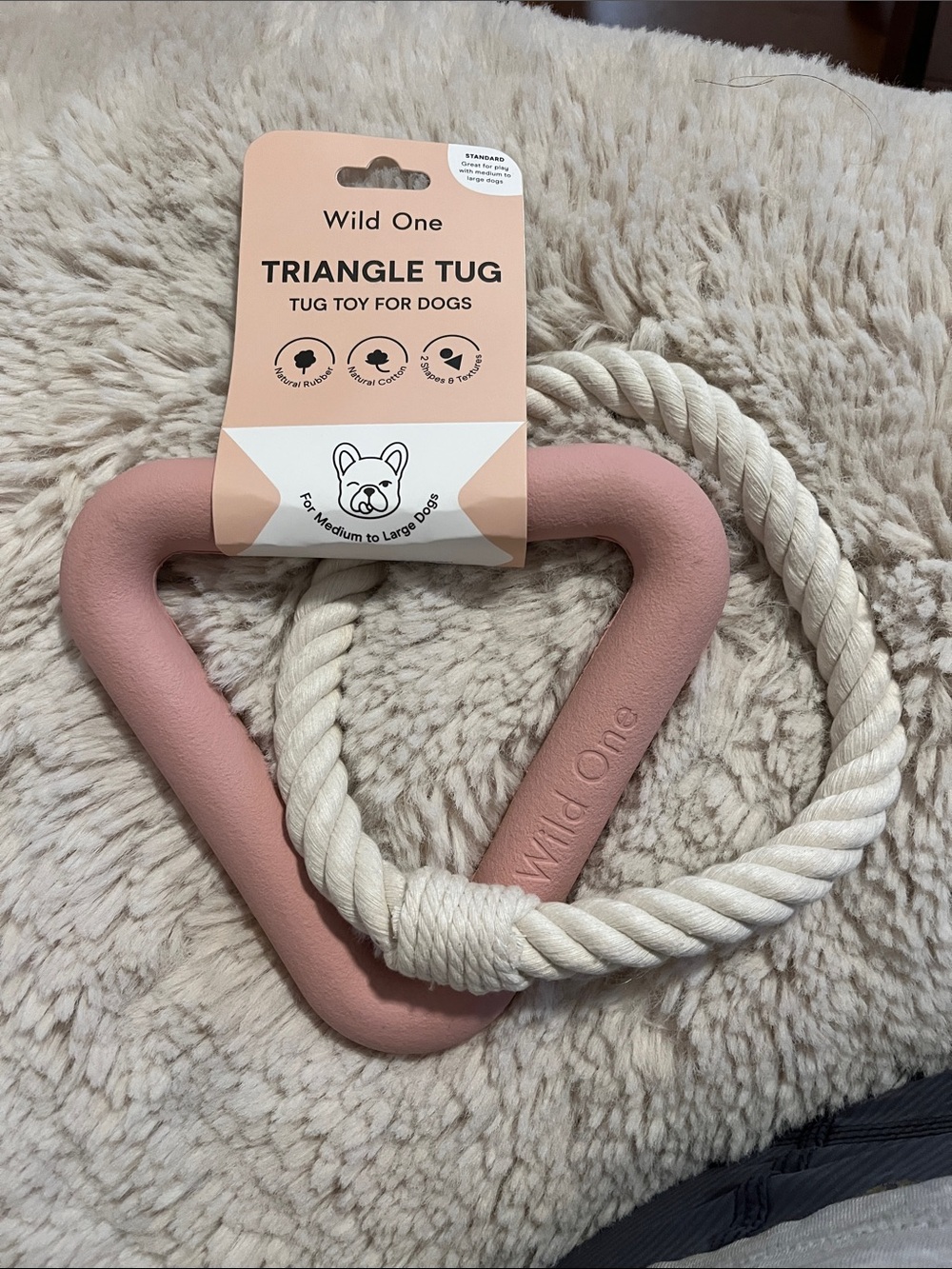 Wild One Triangle Tug Toy for Dogs